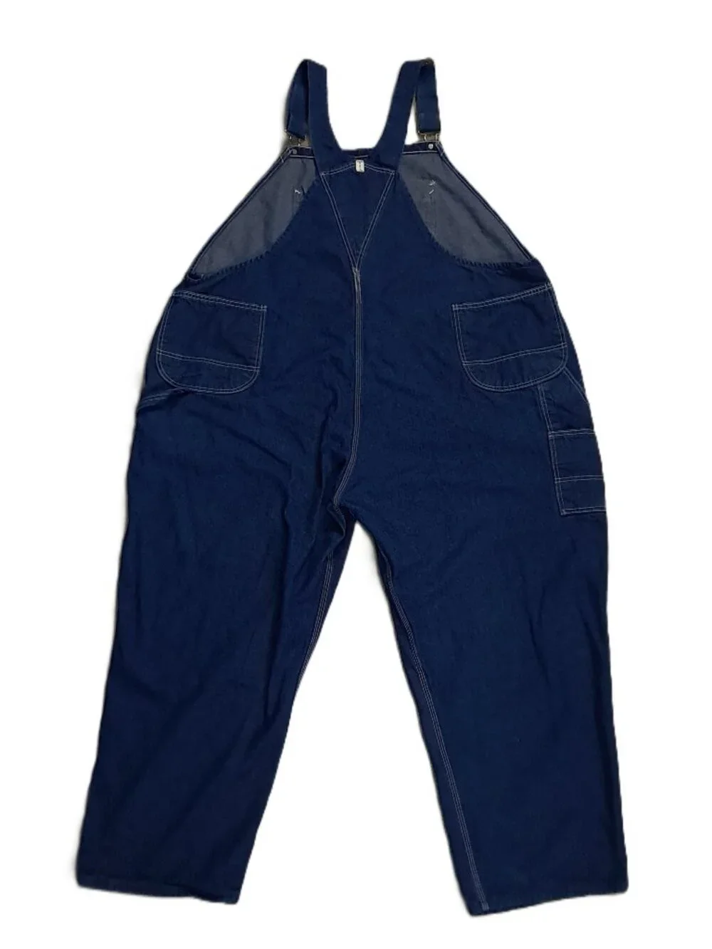 Key Imperial Bib Overall Men 56x28, Tag 56x30 Blue Denim Work Button Fly 272.41